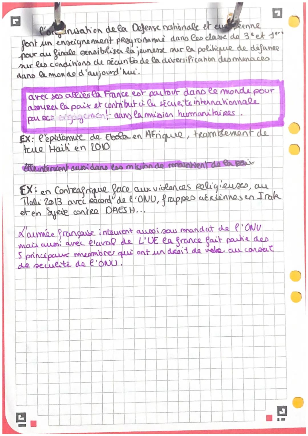 # わ
# P
# ه
EAC
Dano un monde où les menaces sont nombreuses à la fois
extérieves et intérieures, la Défense est aujourd'hui envisagil
d'un
