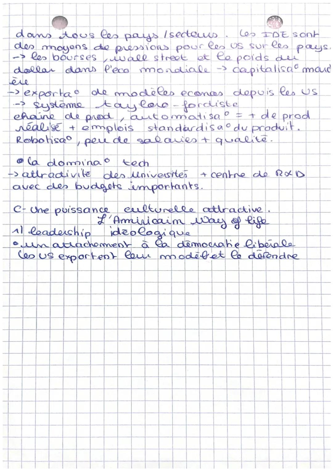 # La puissance des USA
aujond Pui
hggsp
- Les USA: pays fondes par des immigrants, une
«tene promise» pour des millions de personr
Le « rêv