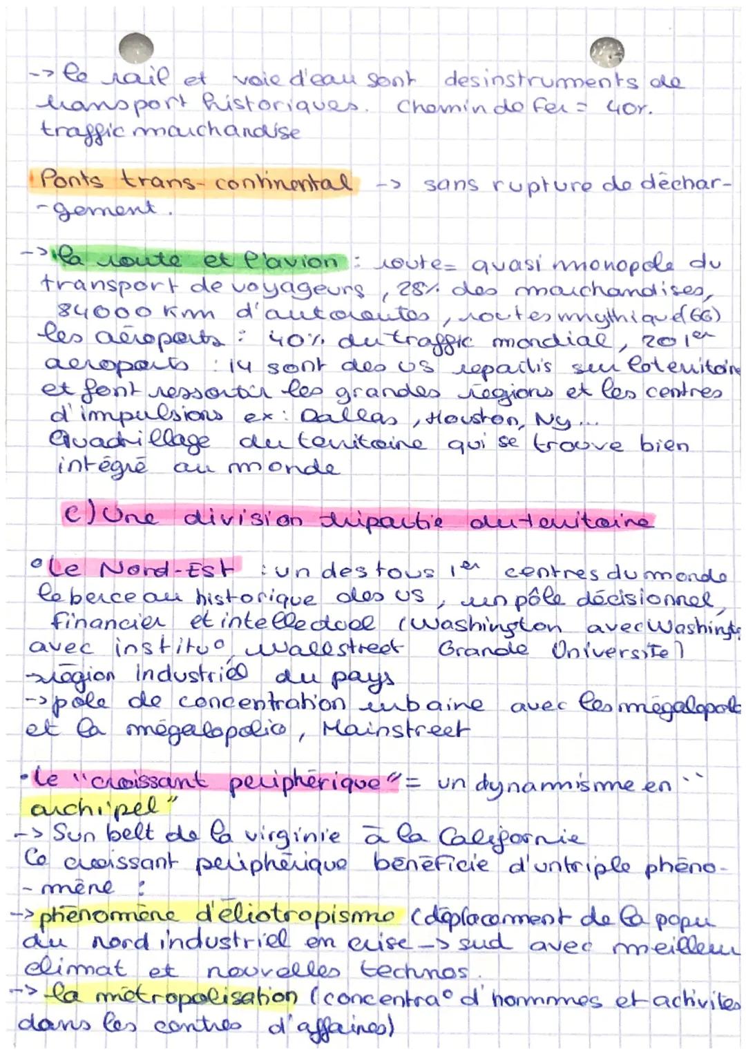 # La puissance des USA
aujond Pui
hggsp
- Les USA: pays fondes par des immigrants, une
«tene promise» pour des millions de personr
Le « rêv