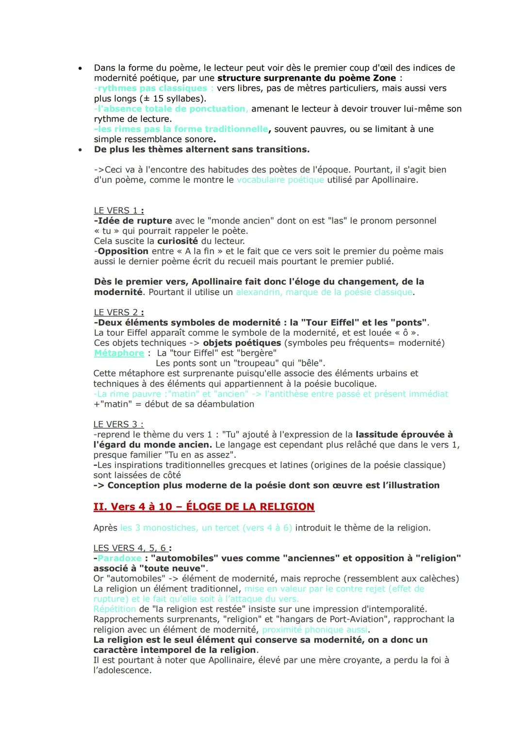 # ZONE, ALCOOLS. APOLLINAIRE
Guillaume Apollinaire est un poète moderne de la fin du 19eme siècle début 20eme
qui appartient à aucun mouvem