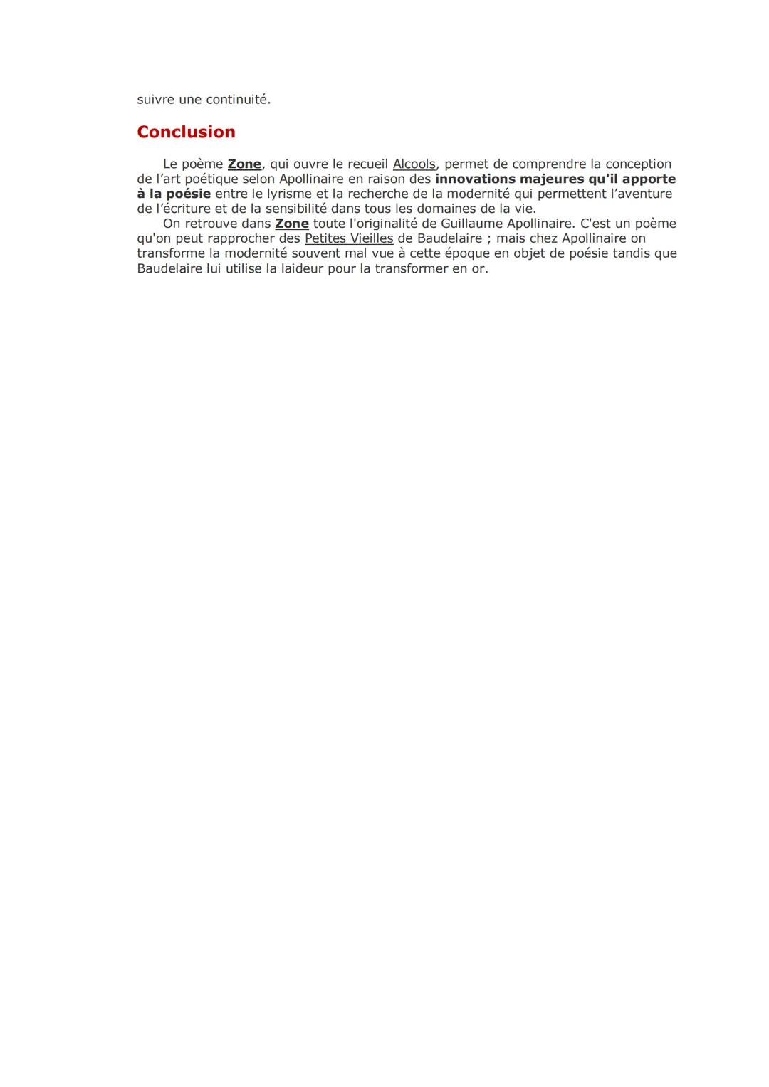 # ZONE, ALCOOLS. APOLLINAIRE
Guillaume Apollinaire est un poète moderne de la fin du 19eme siècle début 20eme
qui appartient à aucun mouvem