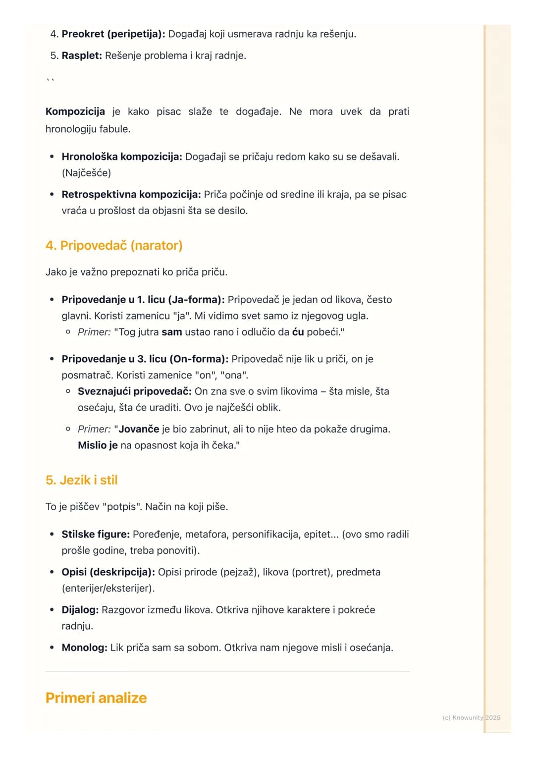 # Elementi književnog dela
Šta su elementi književnog dela?
Svako književno delo, kao što je roman, pripovetka ili pesma, ima svoju
unutra