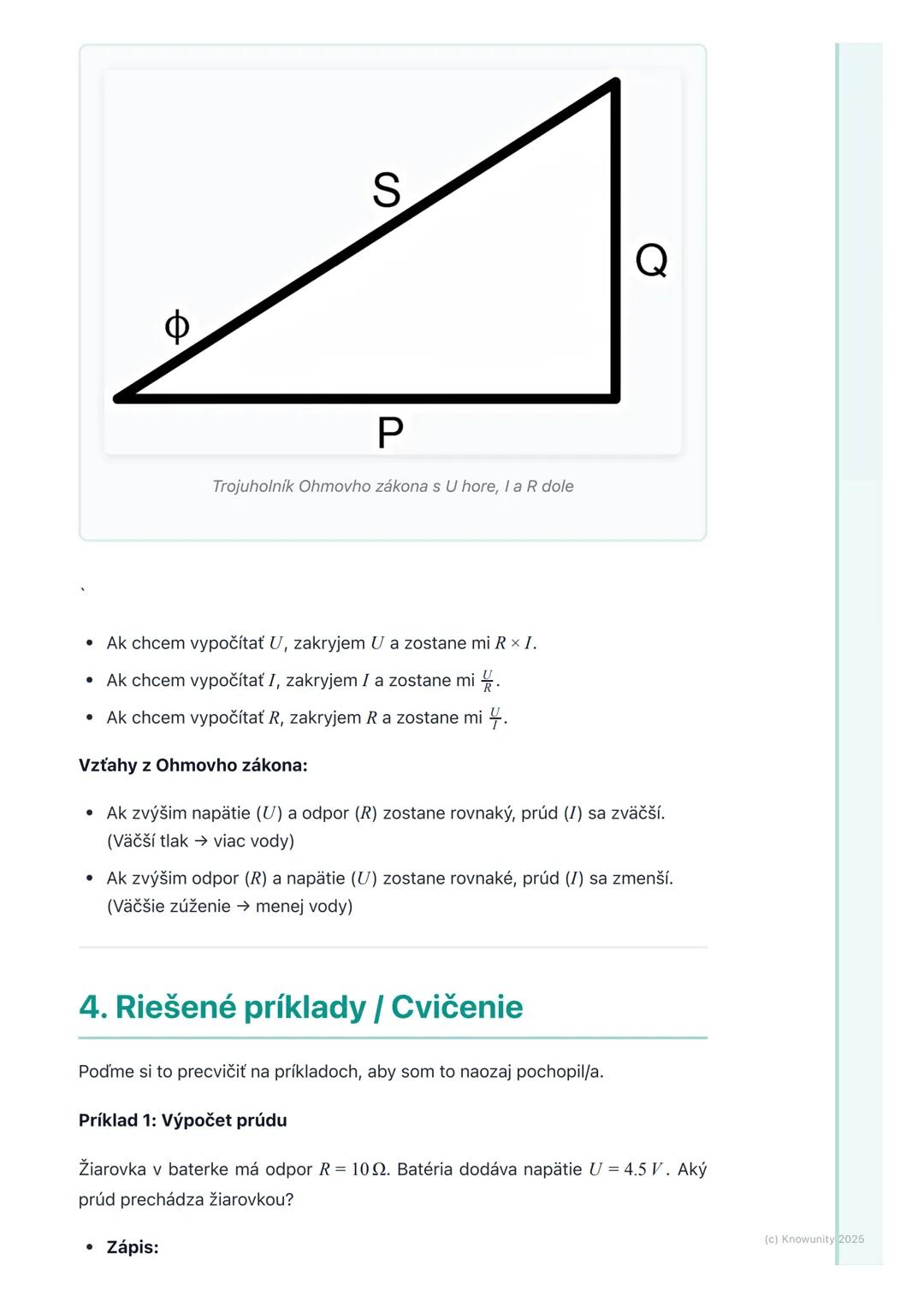 # Elektrické napätie a odpor
1. Prehľad a úvod
Ahoj! Dnes si zopakujeme veľmi dôležité veci z fyziky elektrické napätie a
odpor. Sú to zák