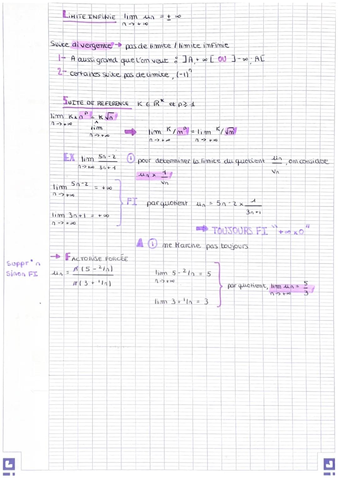 te exo
=rédaction
complète
à realiser
Di
partie
METHODE 1
4 demontrer une égalité par recurrence en partant de l'un des membres
de l'égalité