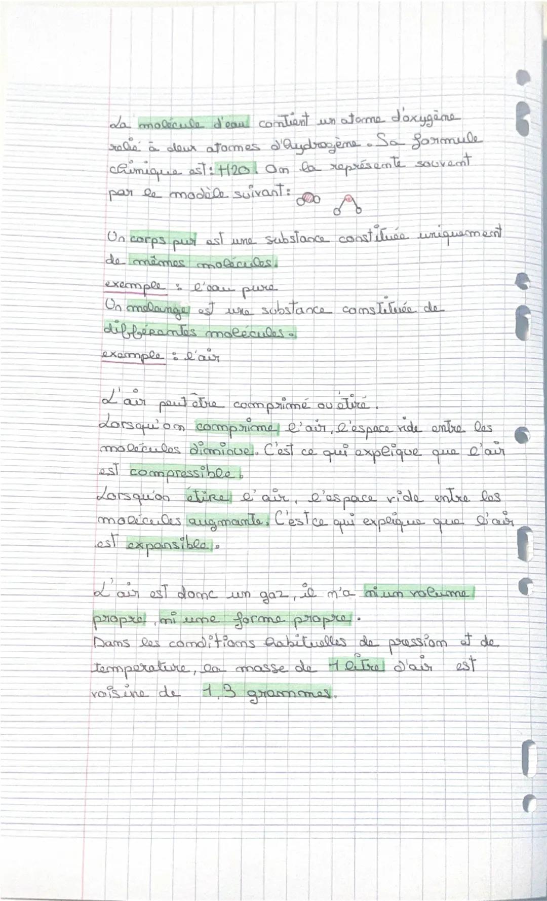 Physique-Chimic
fiche de revisions
Chapitre 2: L'air qui nous entoure
connaissances à avoir:
- l'air est un mélange: 20% dioxygère, 80% di