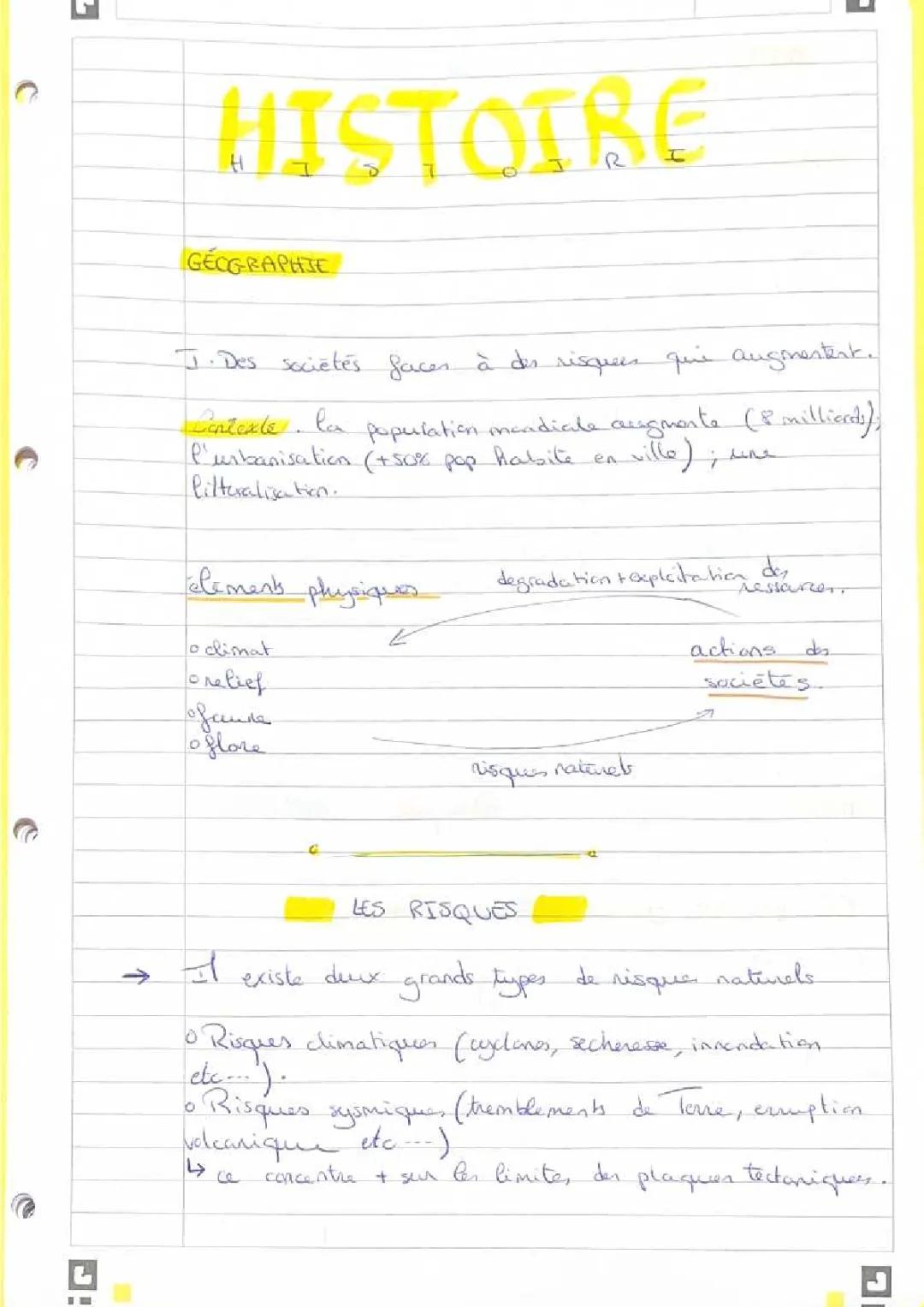 des sociétés faces à des risques qui augmentent