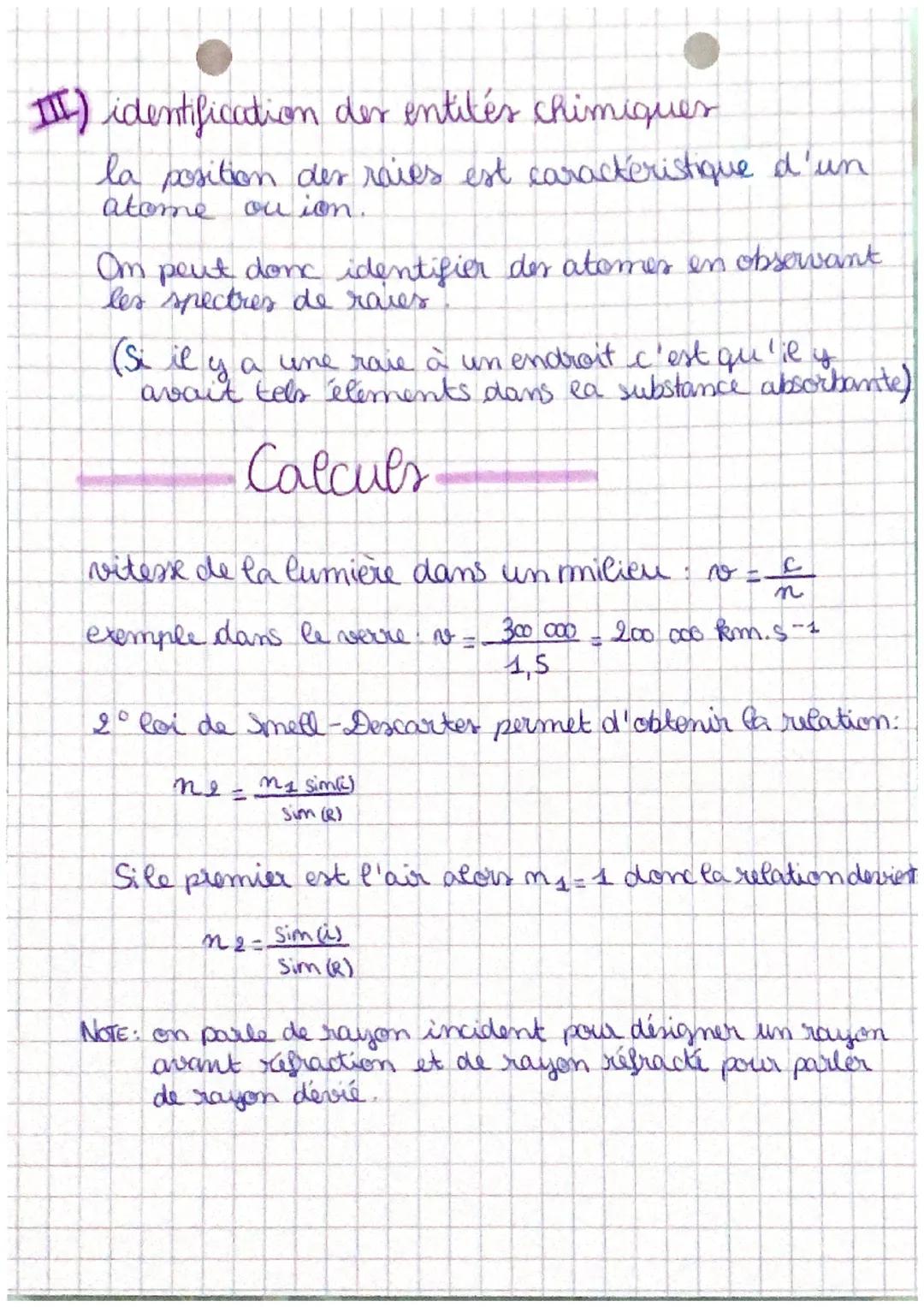 physique-dispersion et réfraction.
de la lumière
1) Dispersion de la lumière
un faisceau prisme.
selen toutes les
de lumière (objet en cou