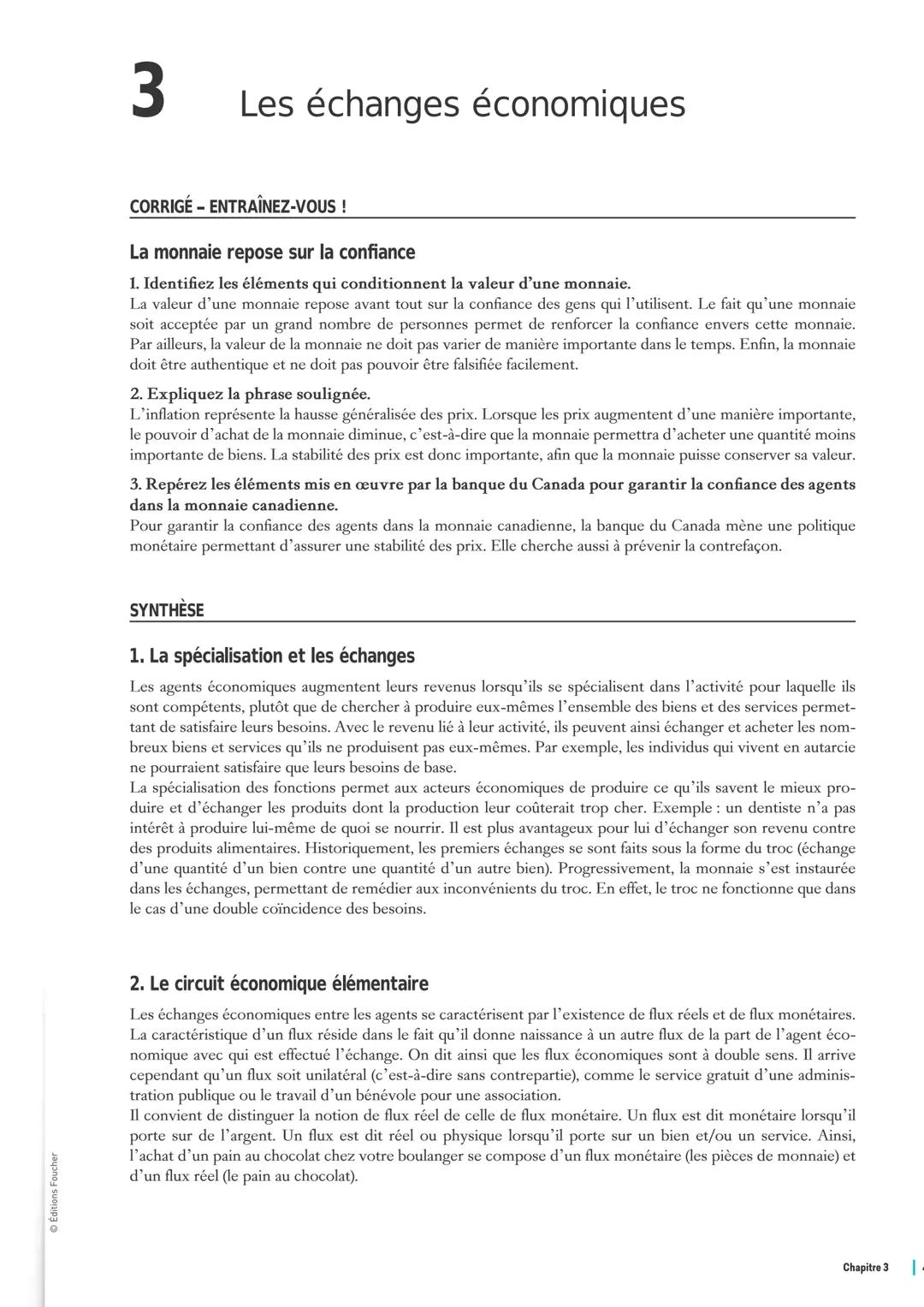 Le Circuit Économique et la Monnaie