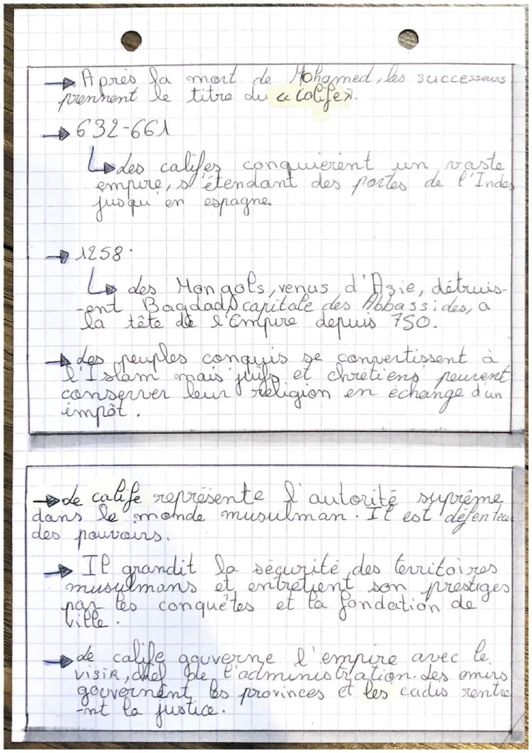 ISLAM
histaire
Au début du moyen âge.
4 l'Arabie est peuplée de tribut polytheist
Les 5 pilier de l'islam rythment la vis
religieuse des mus