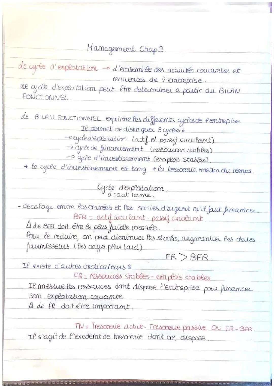 Chapitre 3 management