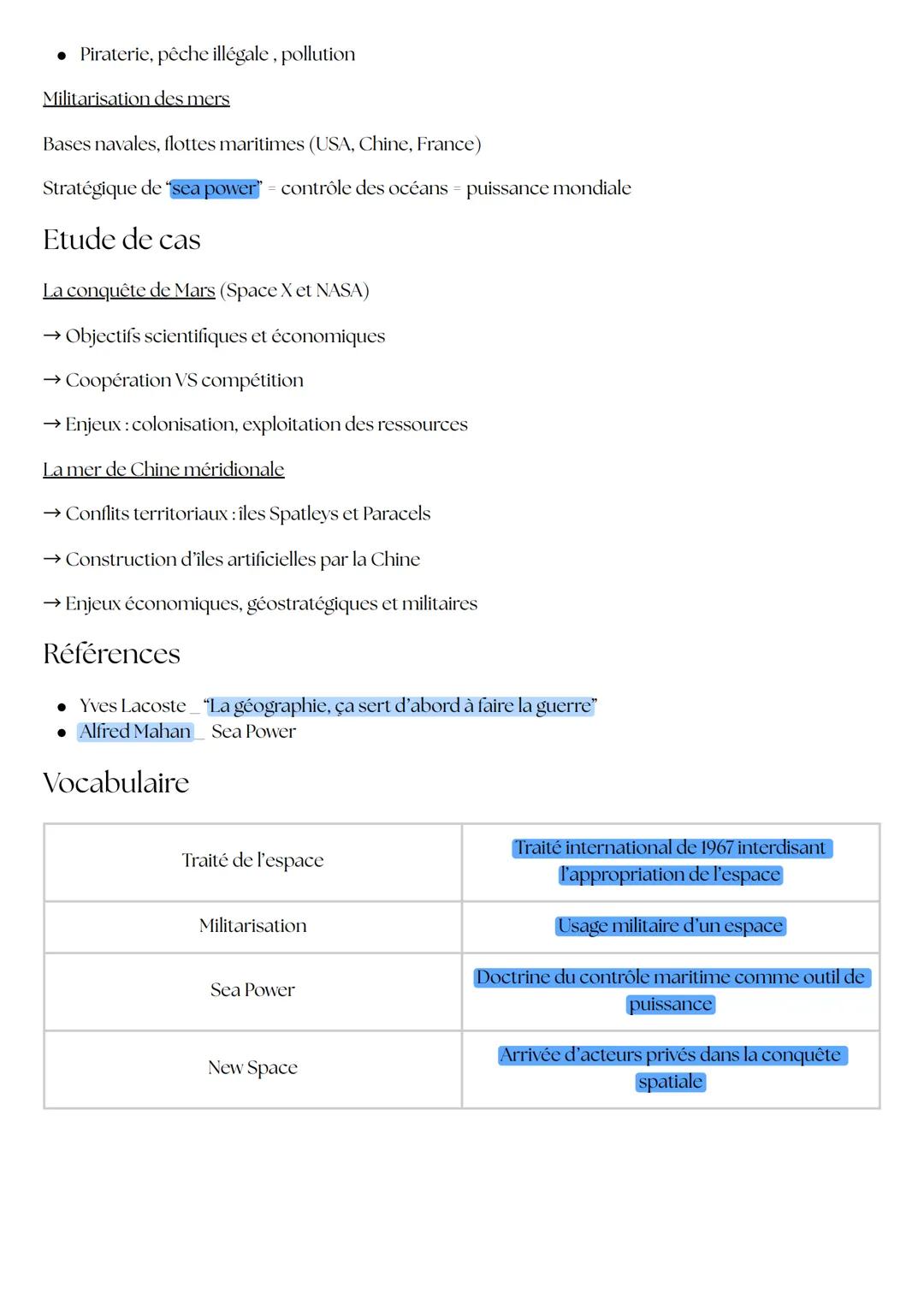 # De nouveaux espaces de conquête
* Espaces longtemps inaccessibles à l’Homme, aujourd’hui exploités ou explorés grâce aux avancées technol