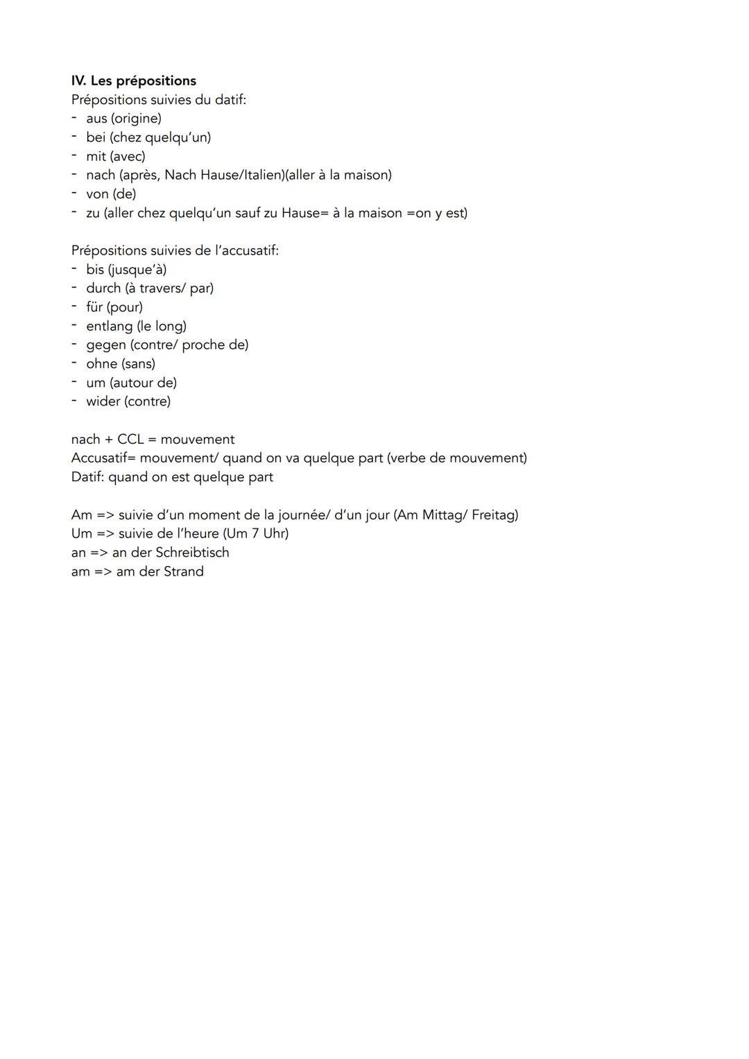 I. Les verbes de modalités
wollen
will
willst
will
wollen
wollt
wollen
- Nominatif:
Wer? (qui?)
Was? (chose)
- Accusatif:
Wan? (qui?)
Was? (