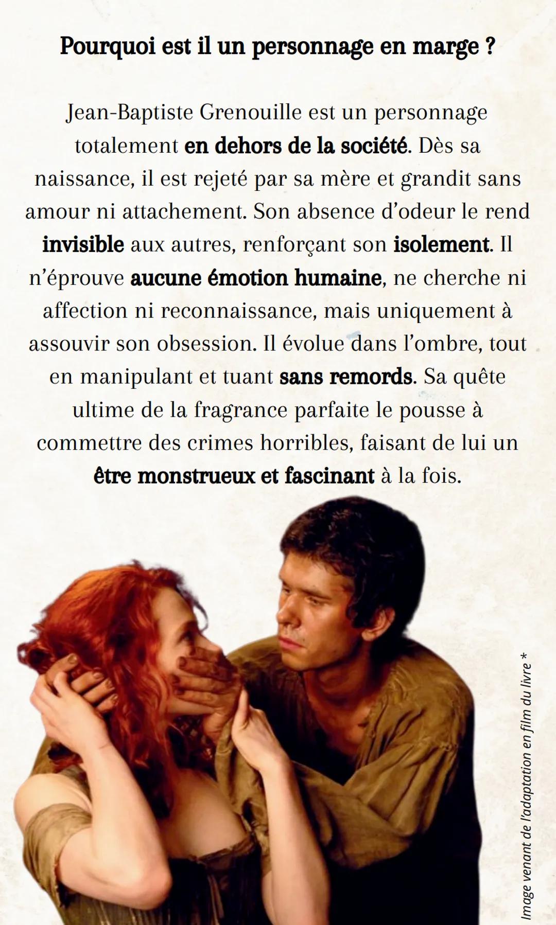 Patrick Süskind - Le Parfum
1) Éléments essentiels :
Présentation générale de l'œuvre :
Titre: Le Parfum
Auteur/autrice: Patrick Süskind
Dat