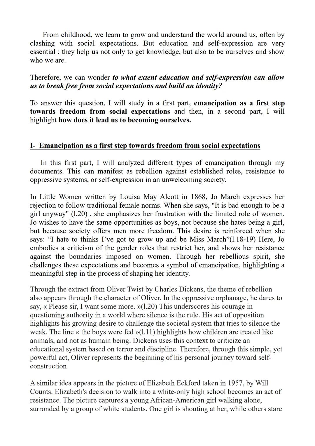 From childhood, we learn to grow and understand the world around us, often by
clashing with social expectations. But education and self-expr