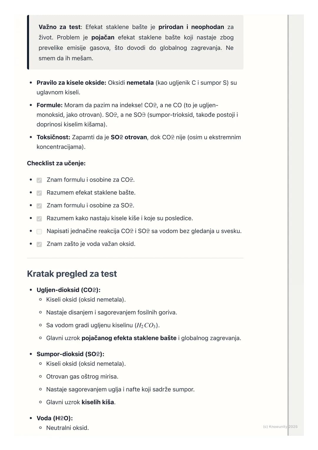 # Značajni oksidi
Uvod u značajne okside
Oksidi su svuda oko nas. Neki su bezopasni, a neki su veoma važni jer imaju
veliki uticaj na živo