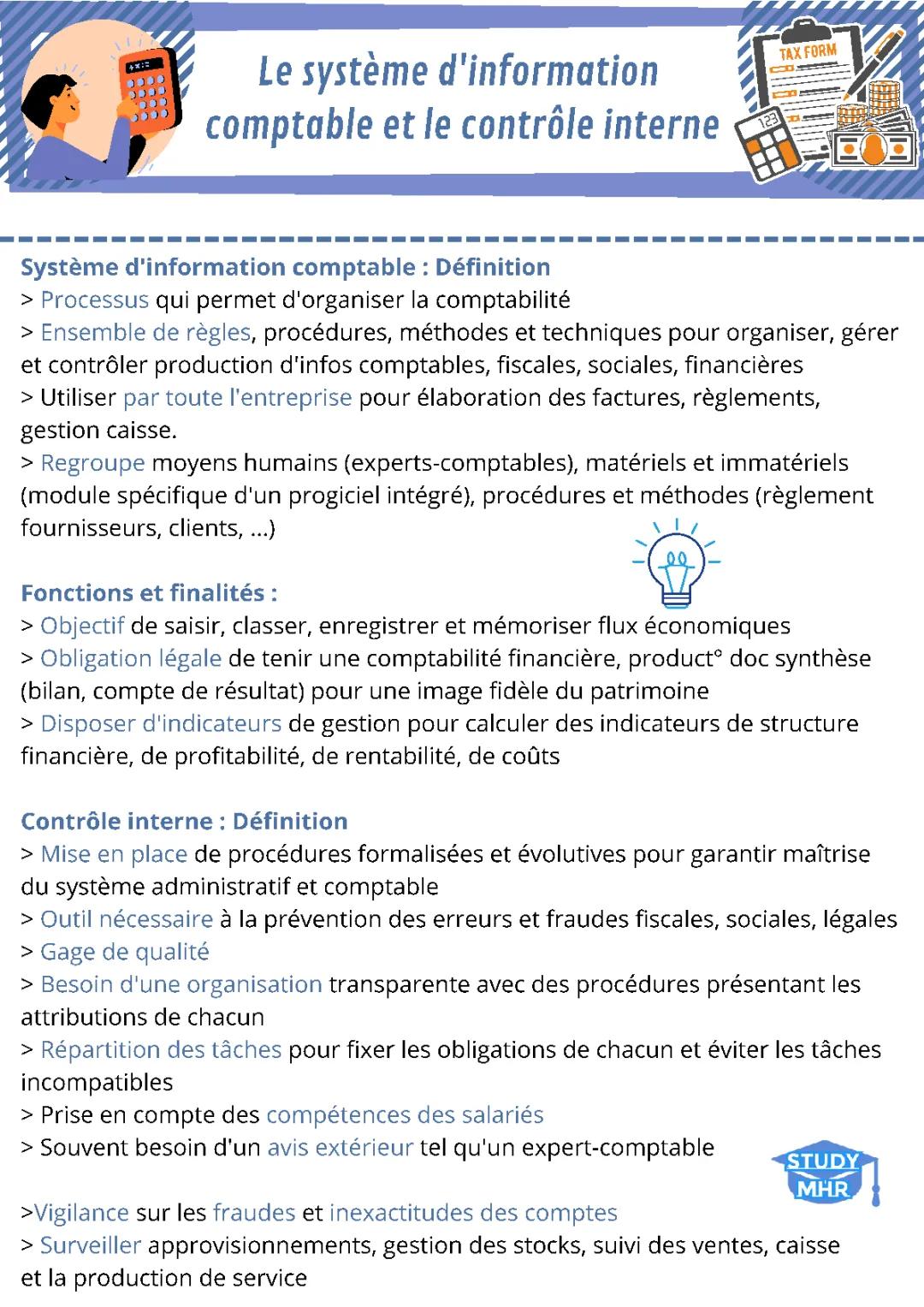 Système d'information comptable et contrôle interne