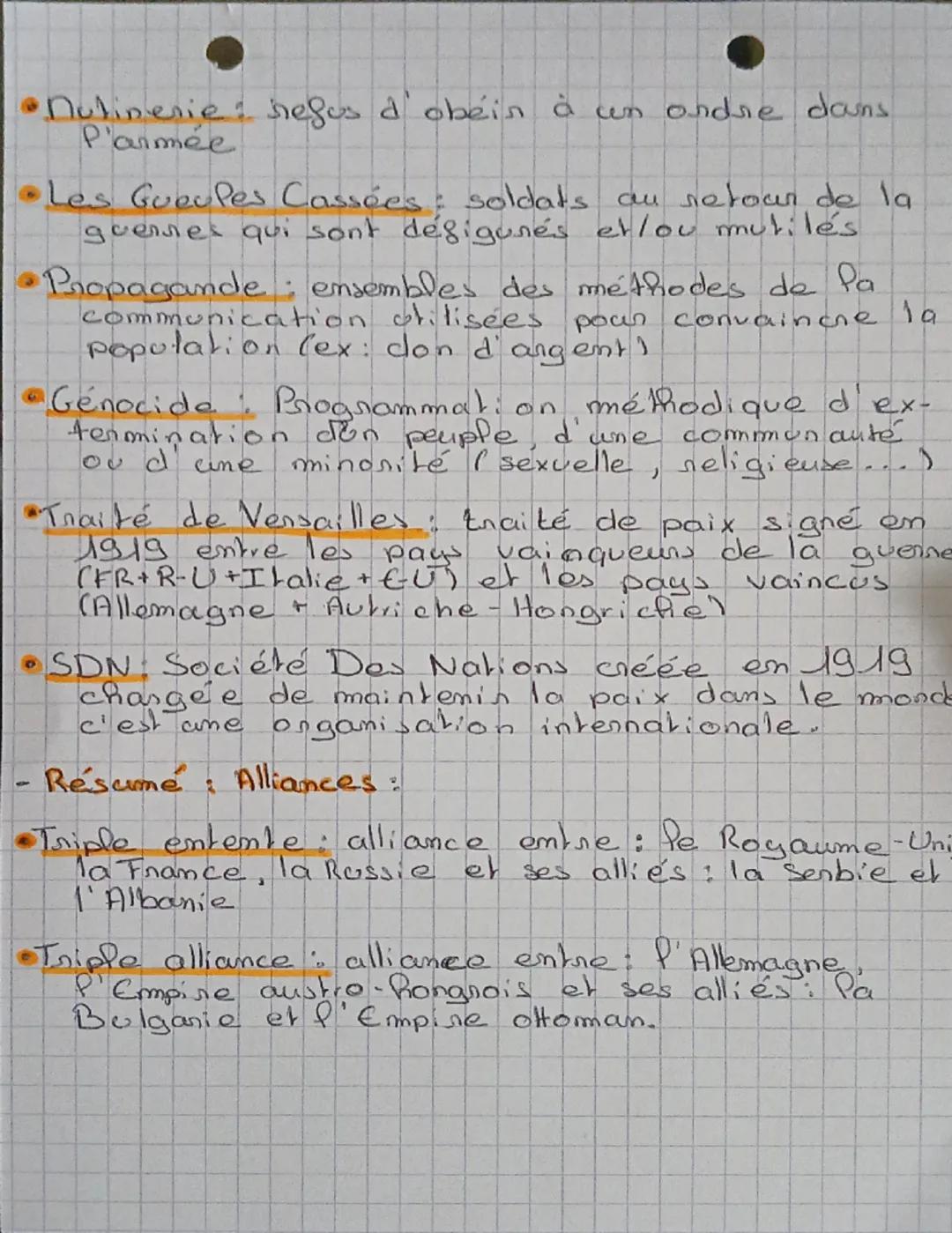 -Dates:
histoire
65
guene mondial
•1914 Assassinat de François Fermand
Chéritier de l'Empire austro-hongrois)
Août 1914 - Emgrenage des affi
