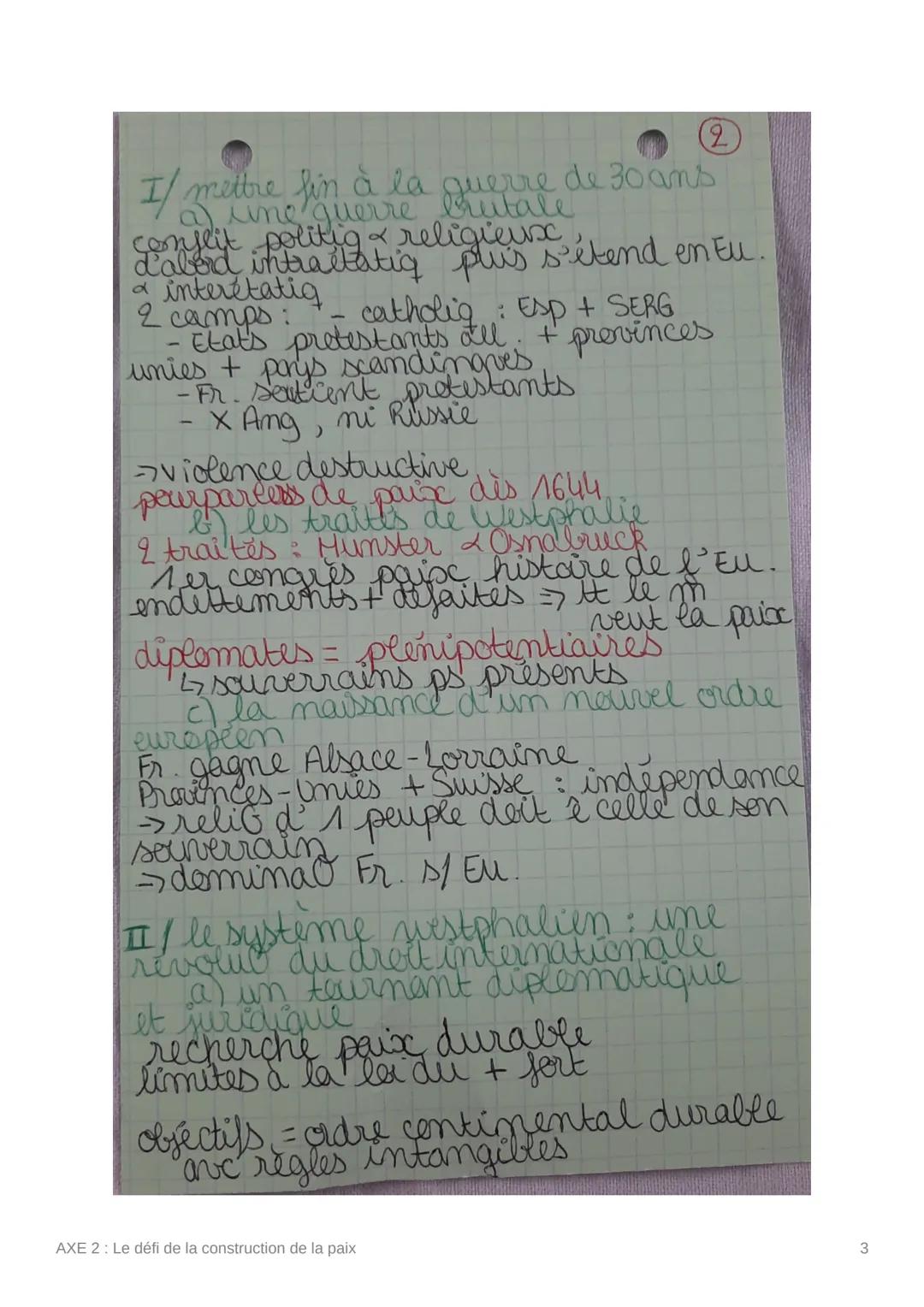 AXE 2 : Le défi de la
construction de la paix
AXE 2: Le défi de la construction de la paix
1 paix
thème 2 : axe 2
= absence de queRRe
ideal