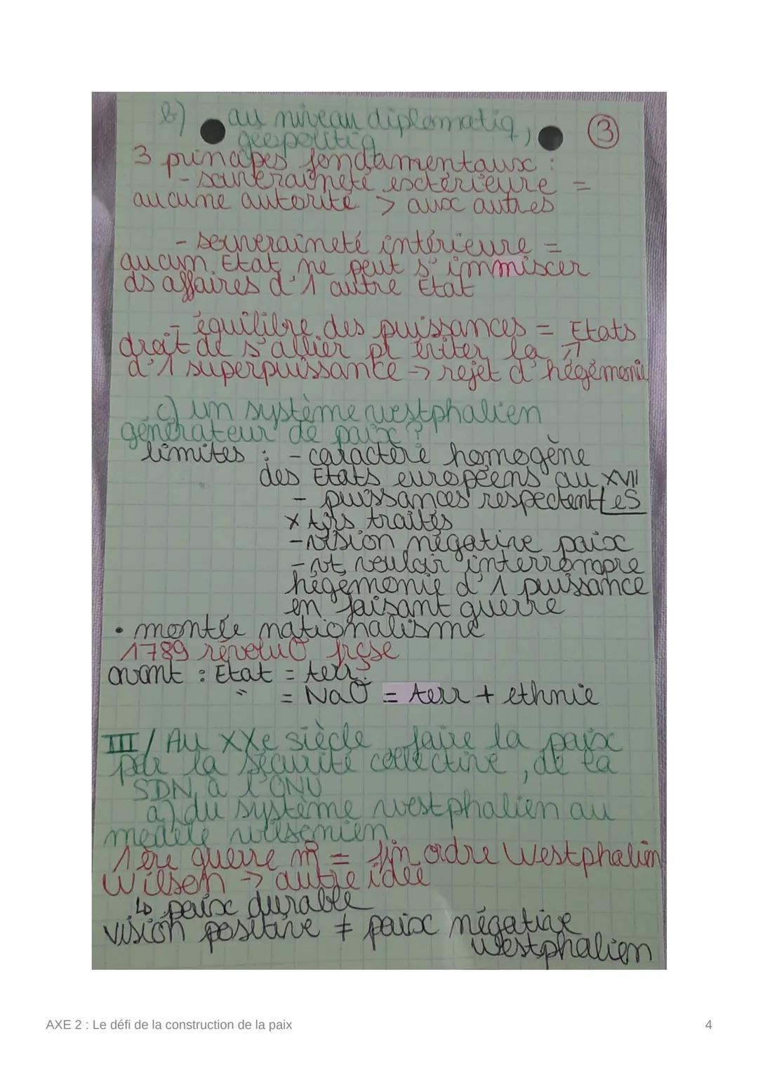 AXE 2 : Le défi de la
construction de la paix
AXE 2: Le défi de la construction de la paix
1 paix
thème 2 : axe 2
= absence de queRRe
ideal