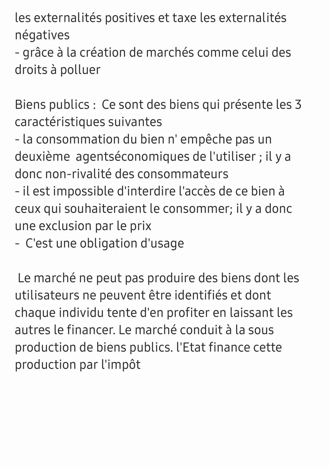 Chapitre : l'état et le fonctionnement du marché
Le fonctionnement du marché nécessite
l'intervention
institutionnel
de l'État pour donner u