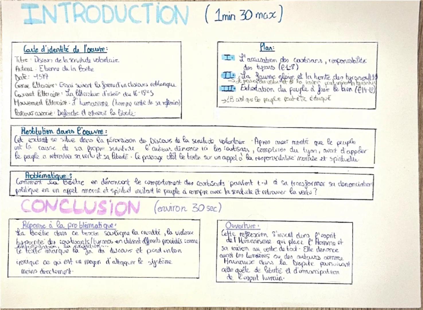 # INTRODUCTION (1min 30 max)
Carte d'identité de l'oeuvre:
Titre Discours de la servitude volontair
Auteur. Etienne de la Boetie
Date: 1577