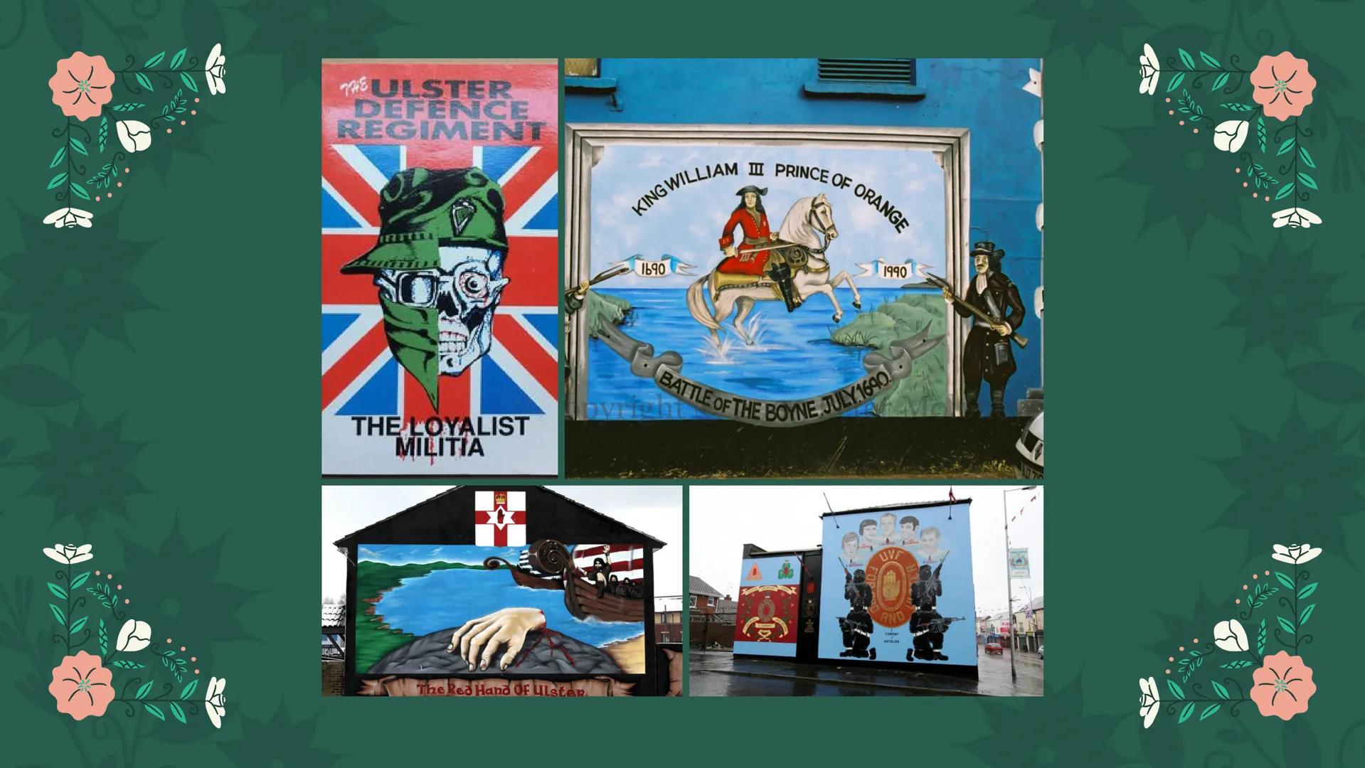 Final task 1:
Irish heritage
in our cultures
Halmi Marwa The murals of
Belfast
Contents
The History of
Murals in
Northern Ireland
Comment fr