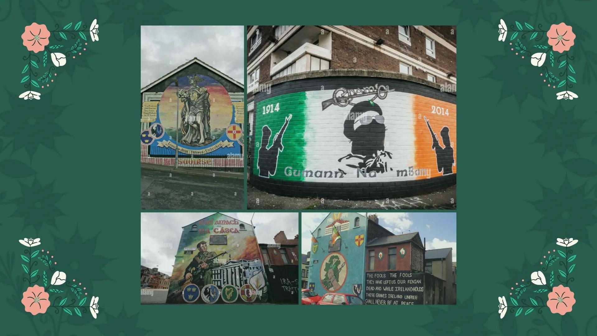 Final task 1:
Irish heritage
in our cultures
Halmi Marwa The murals of
Belfast
Contents
The History of
Murals in
Northern Ireland
Comment fr