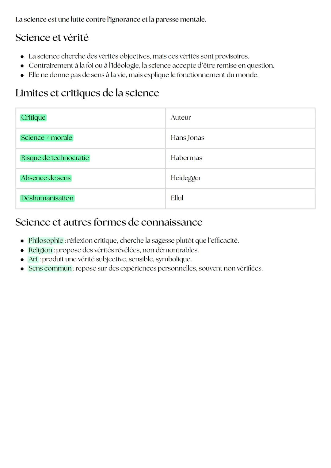 # Science
Forme de connaissance rationnelle, méthodique et démonstrative, qui cherche à expliquer le réel de manière objective à travers de