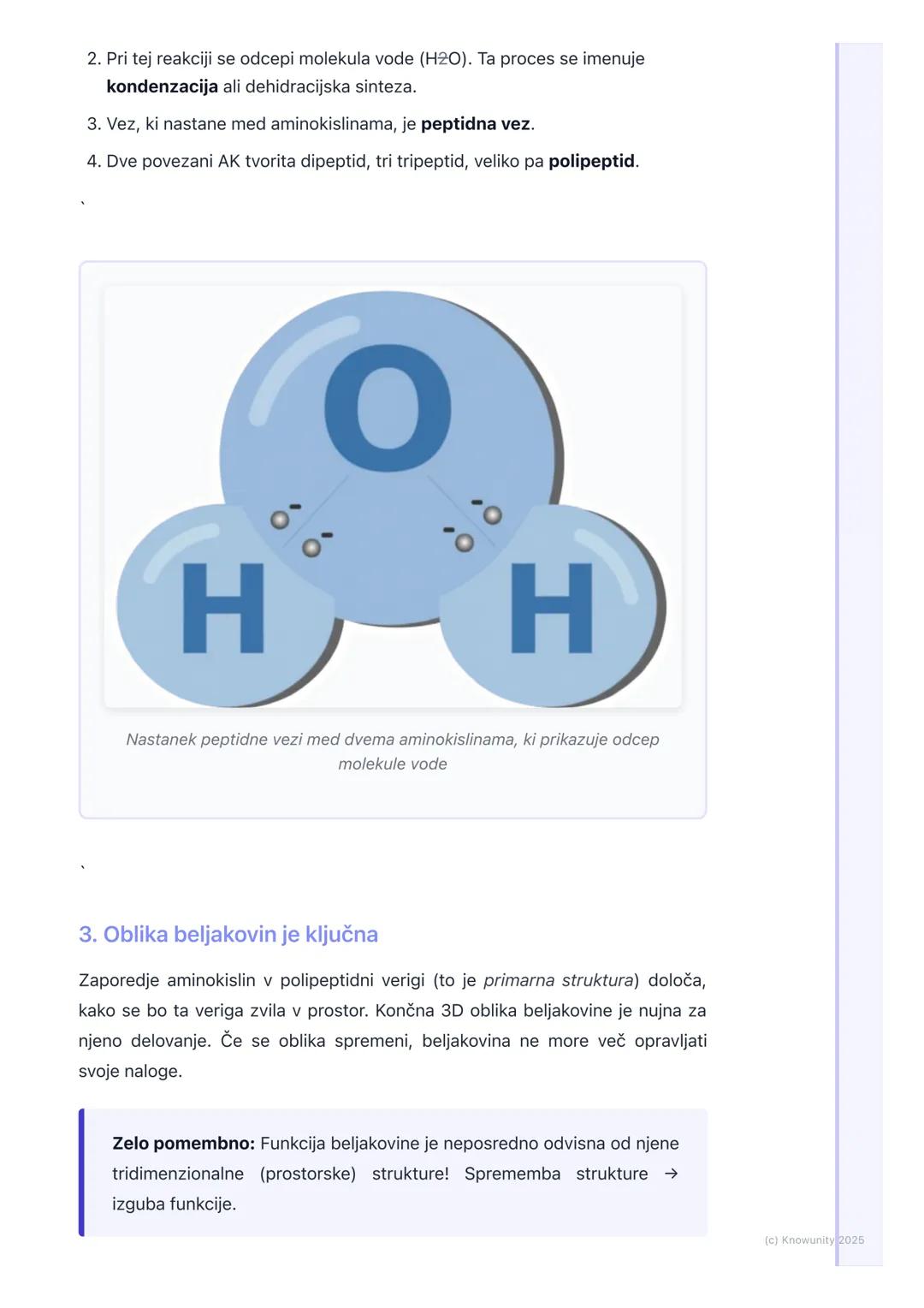 # Organske molekule:
beljakovine
Splošno o beljakovinah
Beljakovine (ali proteini) so ene od štirih glavnih vrst organskih molekul v živih