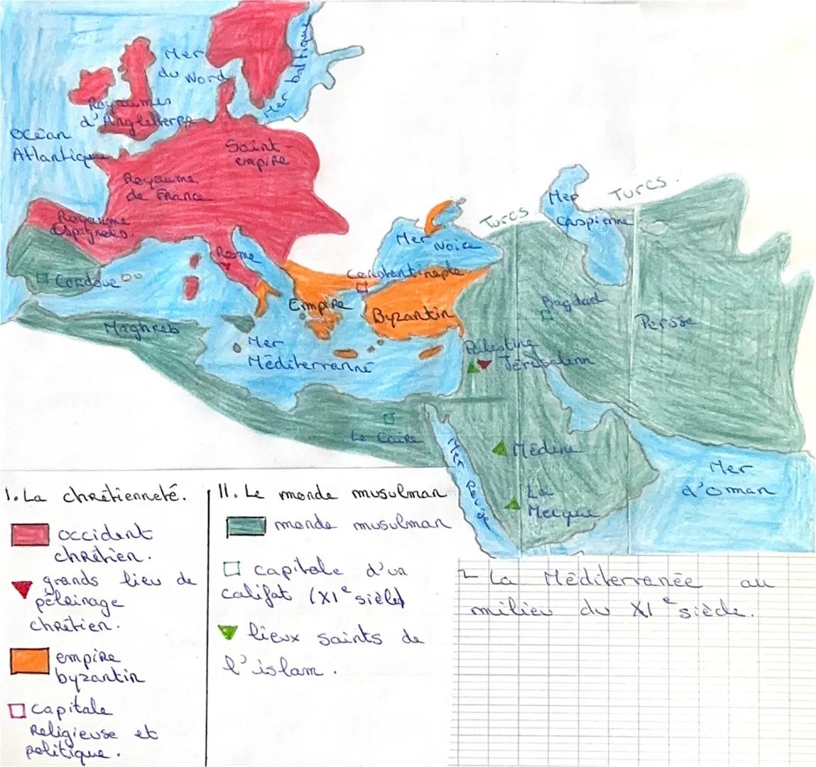 # Programme
2nde
Histoire : fiche de révision.
Chapitre 1 : le monde Méditerranéen : empreintes
de l’antiquité et du Moyen-Age
Chapitre 2