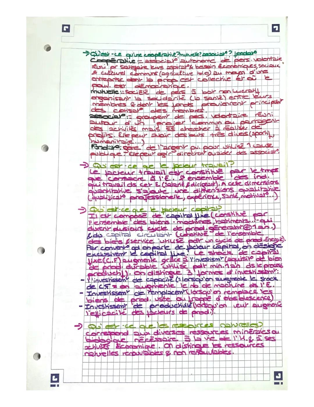 # Economie
iecod تى هاat de richesse necessite l'utilisa dites rares
5, nesource naturelle... qui divent
(travail, machine, temps, ne
de ma