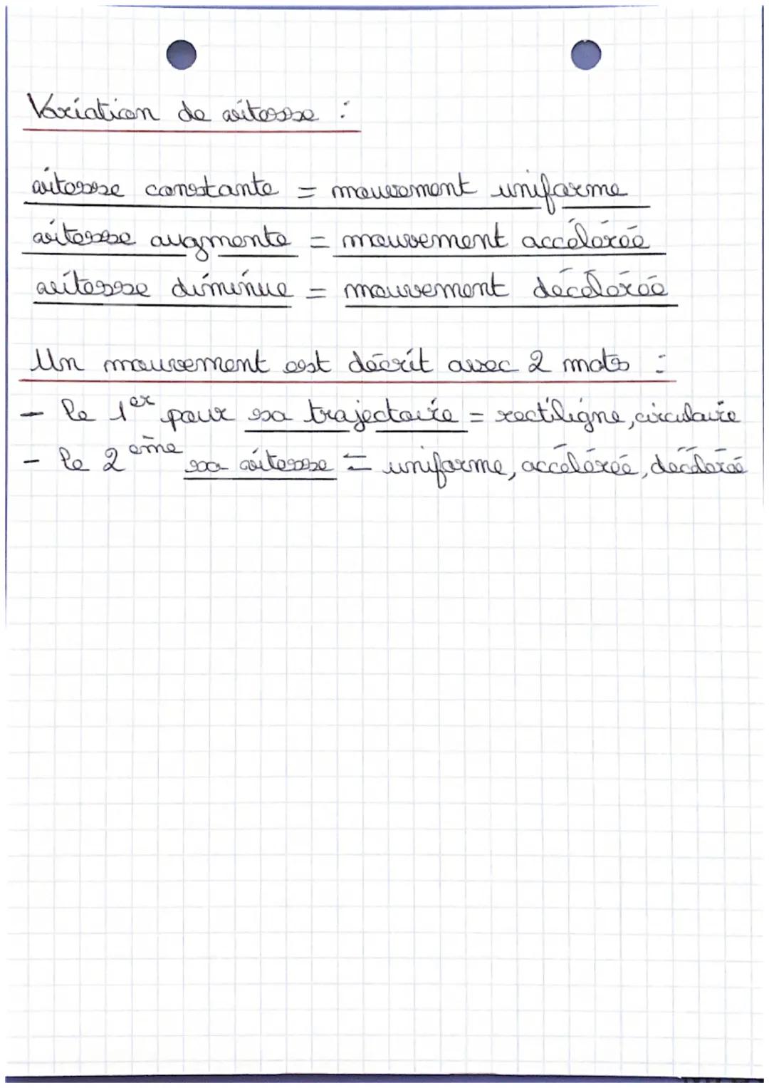 Chap 5
Comment calculer une vitesse :
1-1 200 m et 340 sec
?
v=d
V = 1200 = 3,5 m/s =3,5x3,6 = 12,6 km/h
t
320
2-
-
200m et 2 min 20 sec
v=d