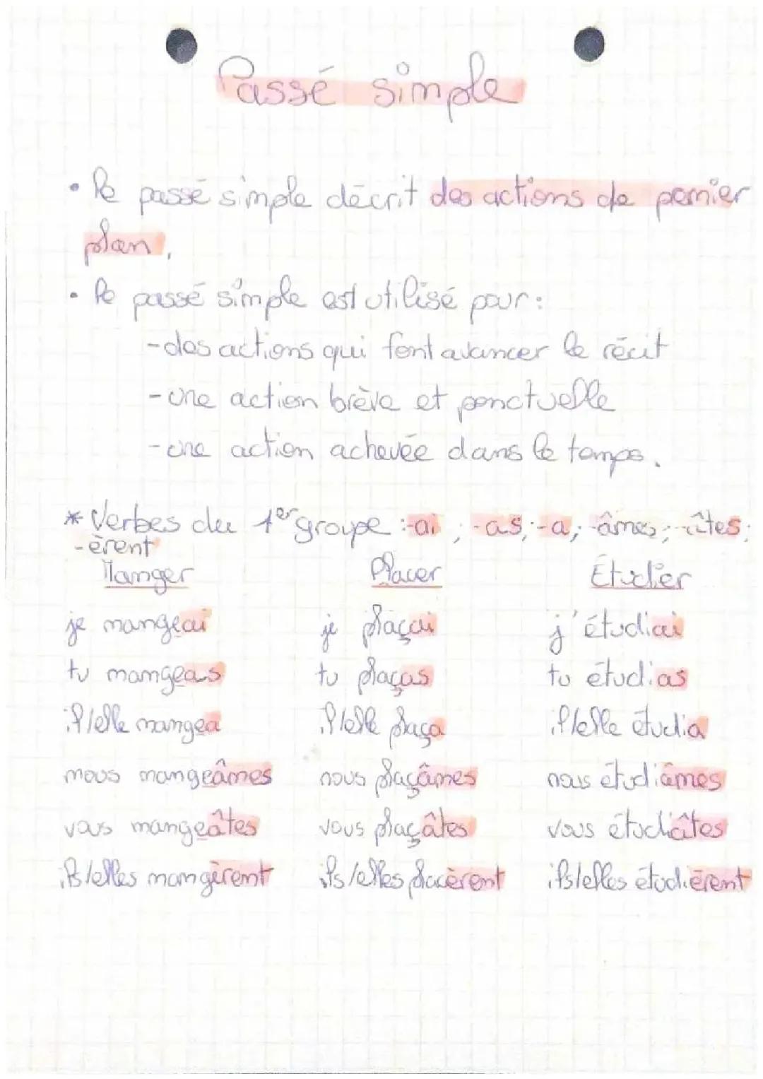 Passe simple (français)
