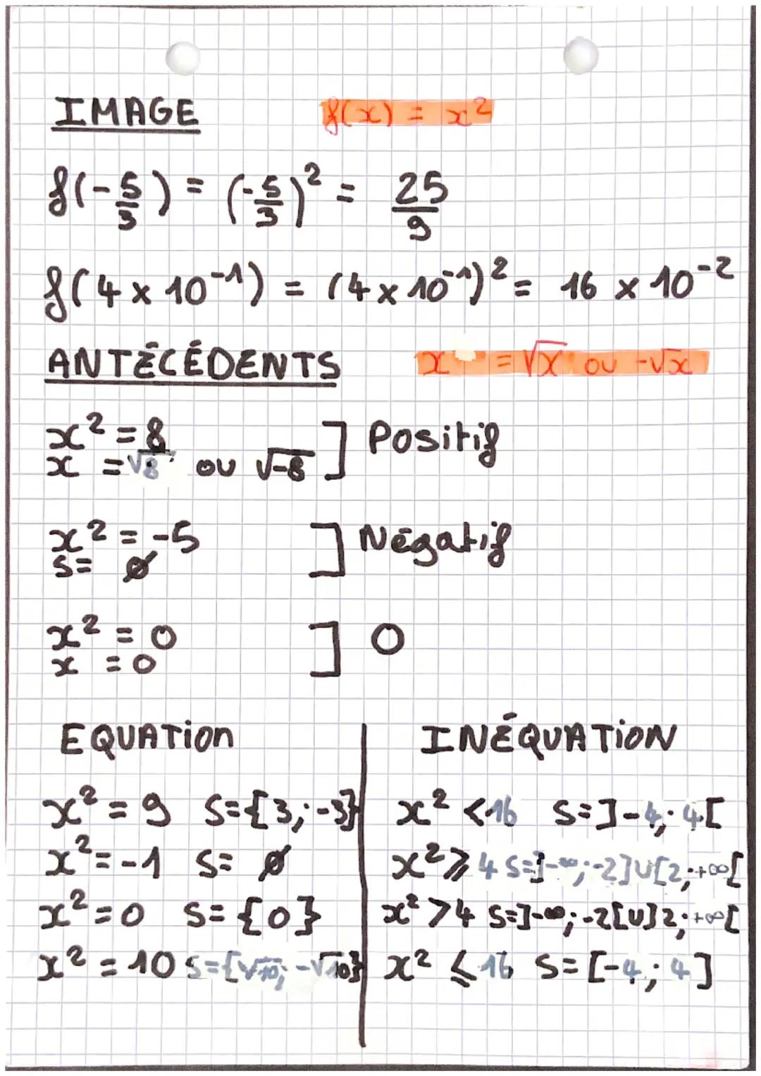 fertiNCARRE
DRESSER TABLEAU VARIATION
x
f(x)=x²
TO
DRESSER TABLEAU signe
0 +00
x
2
x²
-∞ O
+6
V
TRACER COURBE
54321
65432 M/S
+8
4 X
+
2345