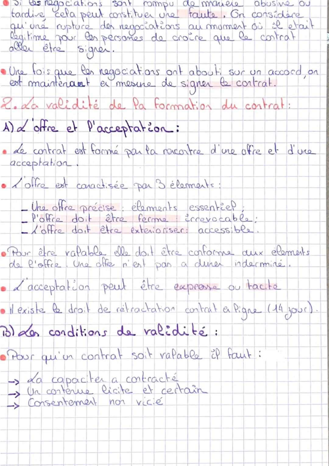 # Comment se forme un contrat?
Introduction:
• Le contrat est un accord de voforté estre une a plusieurs
parti destiné à créer modifie, tr