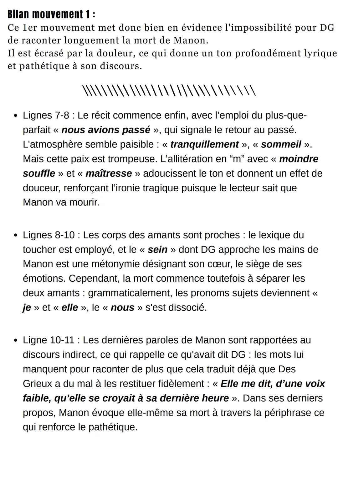 --- OCR Start ---
La mort - Manon
Lescaut
LL7
element introduction:
→ L'extrait étudié aujourd'hui est issu du roman Manon Lescaut écrit par