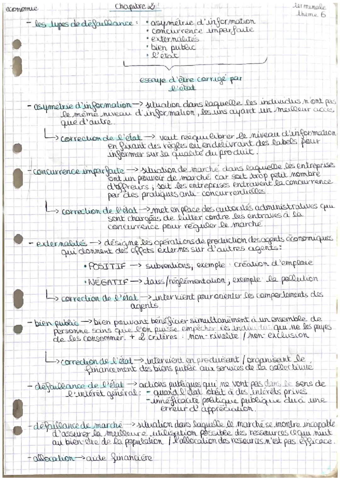 chapitre 2 économie (terminale STMG)