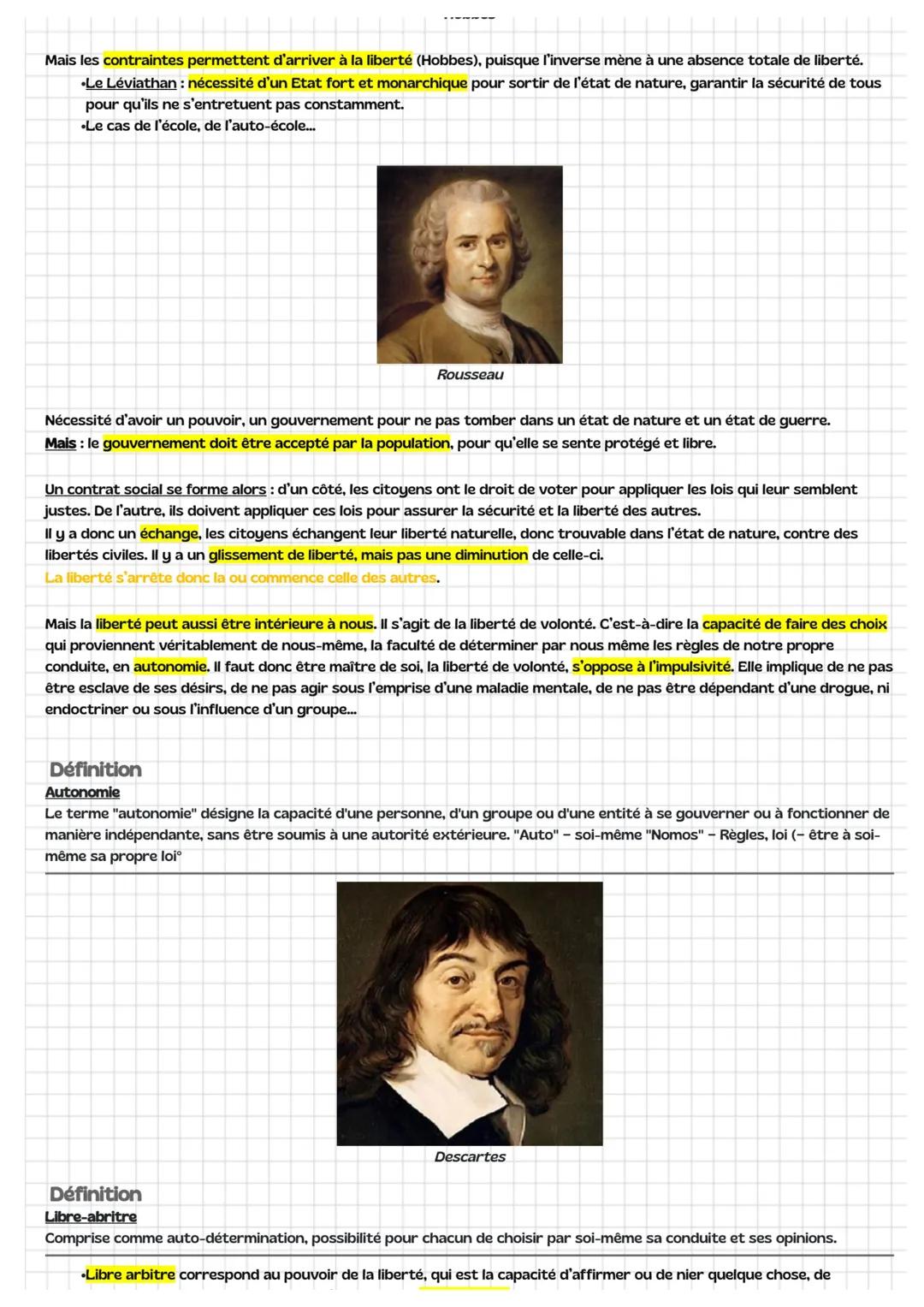 Lycée
Terminale
La liberté
philosophie
Terme beaucoup discuté lors de la crise sanitaire de 2020, en raison des restrictions de libertés, co