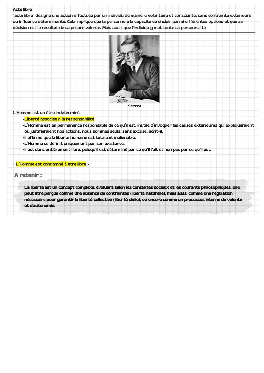 Lycée
Terminale
La liberté
philosophie
Terme beaucoup discuté lors de la crise sanitaire de 2020, en raison des restrictions de libertés, co