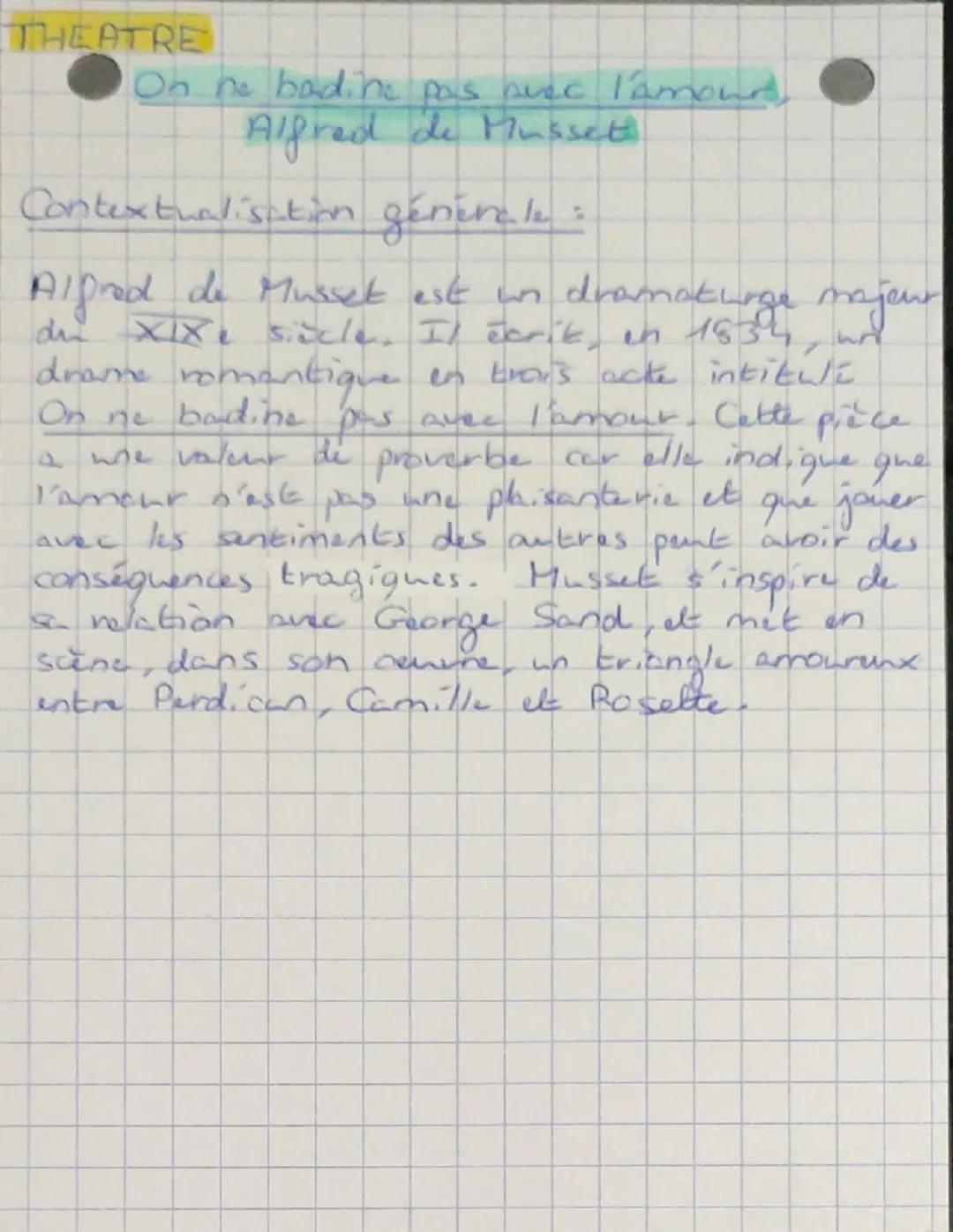 # EAF2025 Texte L.L9 : MUSSET, On ne badine pas avec l'amour, I, 2 extrait, la scène de rencontre. 1834
Acte premier
Scène 2
LE BARON, MAÎ
