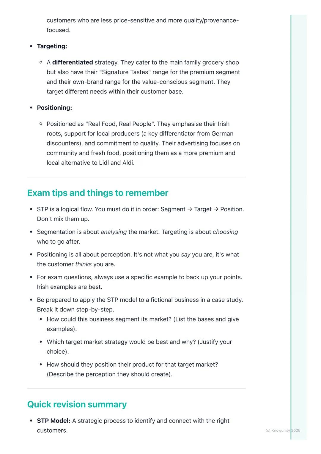 # Market Segmentation,
Targeting, and Positioning
An introduction to STP
The STP model is a core concept in marketing. It's a process that