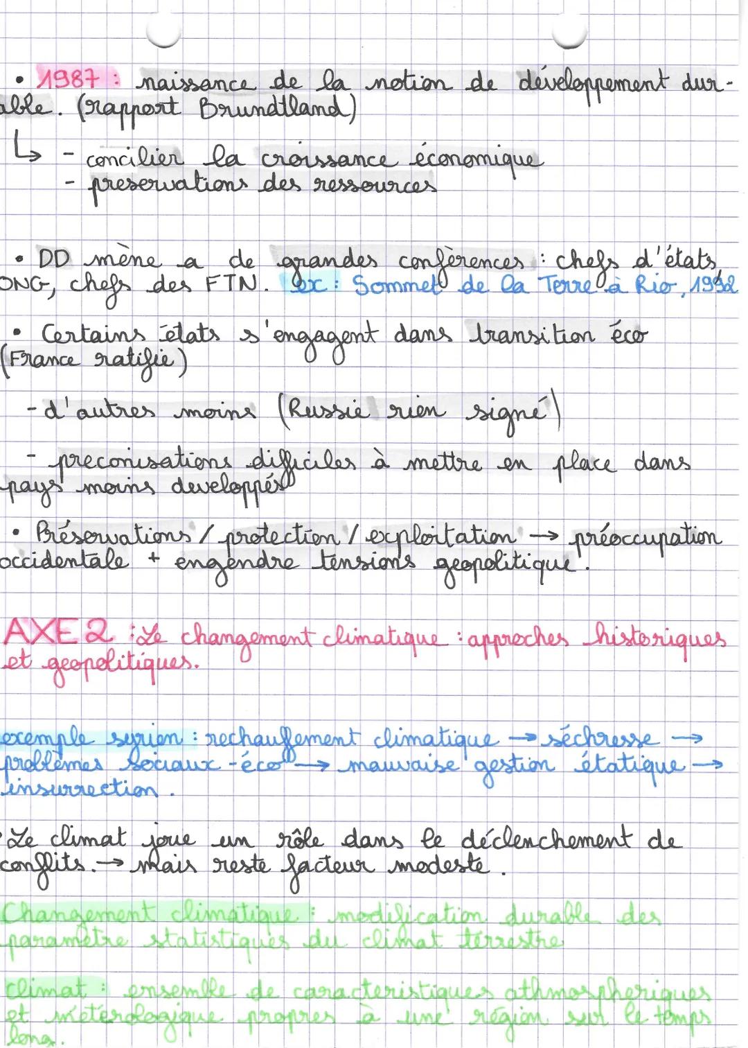• 1987: naissance de la notion de développement dur-
able. (rapport Brundtland)
L₂
- concilier la croissance économique
preservations des re