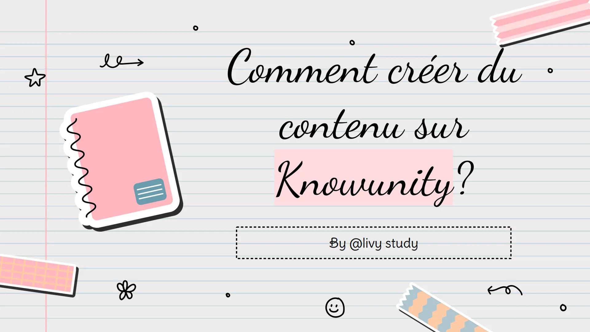 le
☆
8
Comment créer du.
contenu sur
Knowunity?
By @livy study
(ت) Les applications
à utiliser
Don't forget
... # 01
Pour faire de