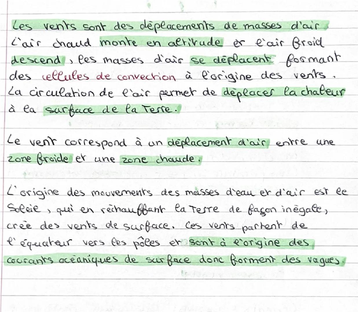 SVT
Phénomènes climatiques, météorologiques et
action humaine
Difference entre climat et méteo:
La meteorologie erudie « le temps qu'il fair