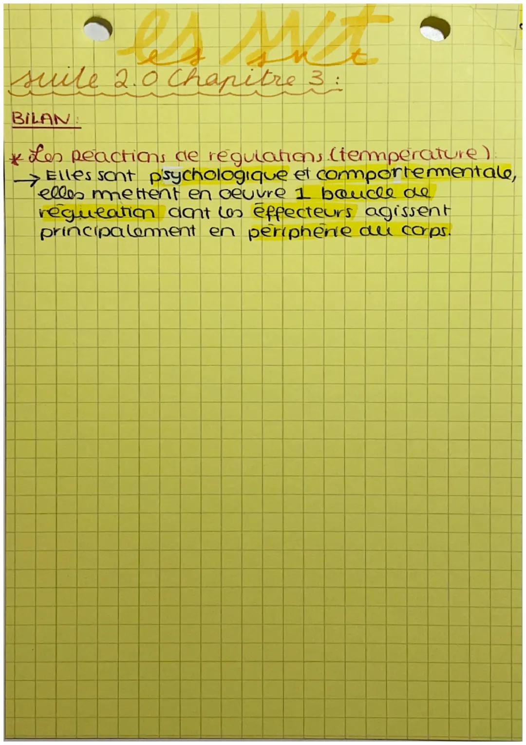 R
Chapitre 3: le bilan thermique du
corps Rumain.
Intro:
* corps Rumain = fhomeotherme, maintient la
temperature à = 37°C pour le
fonctionn