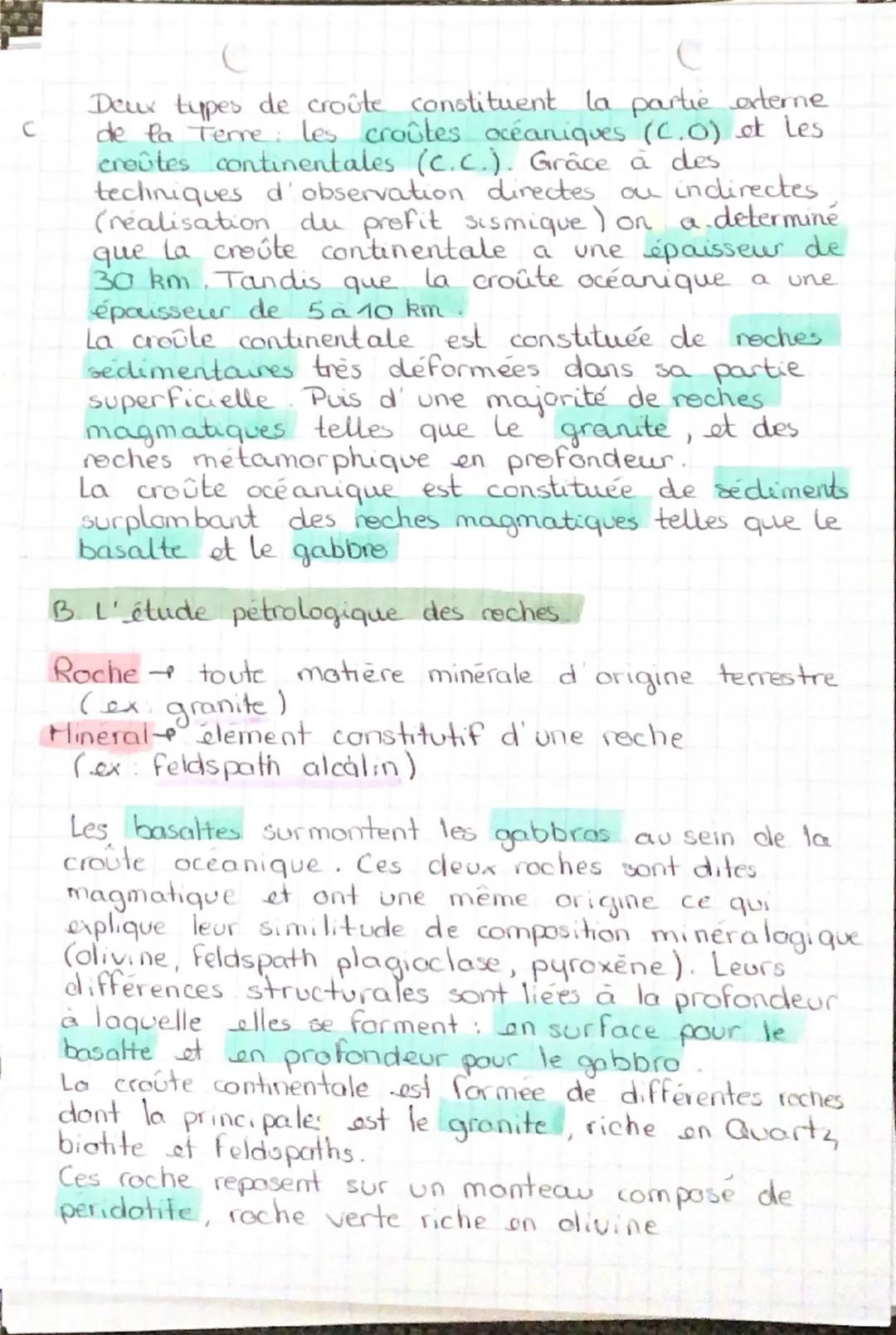 Thème 2-La Terre, La vie et
l'organisation du vivant
La dynamique interne de la Terre.
Chapitre 1: La structure superficielle du globe ter