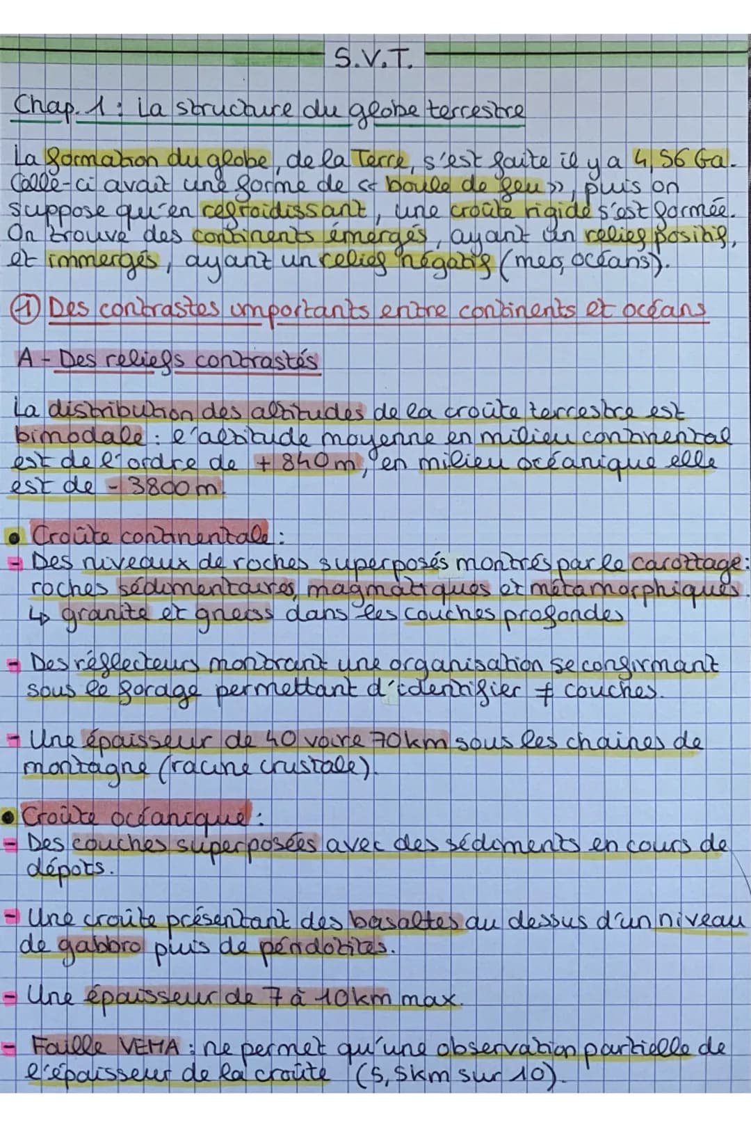 Ce changement de milieu explique la présence d'une zone d'ombre sismique pour les ondes P et la disparit° des ondes S, car les ondes se réfr