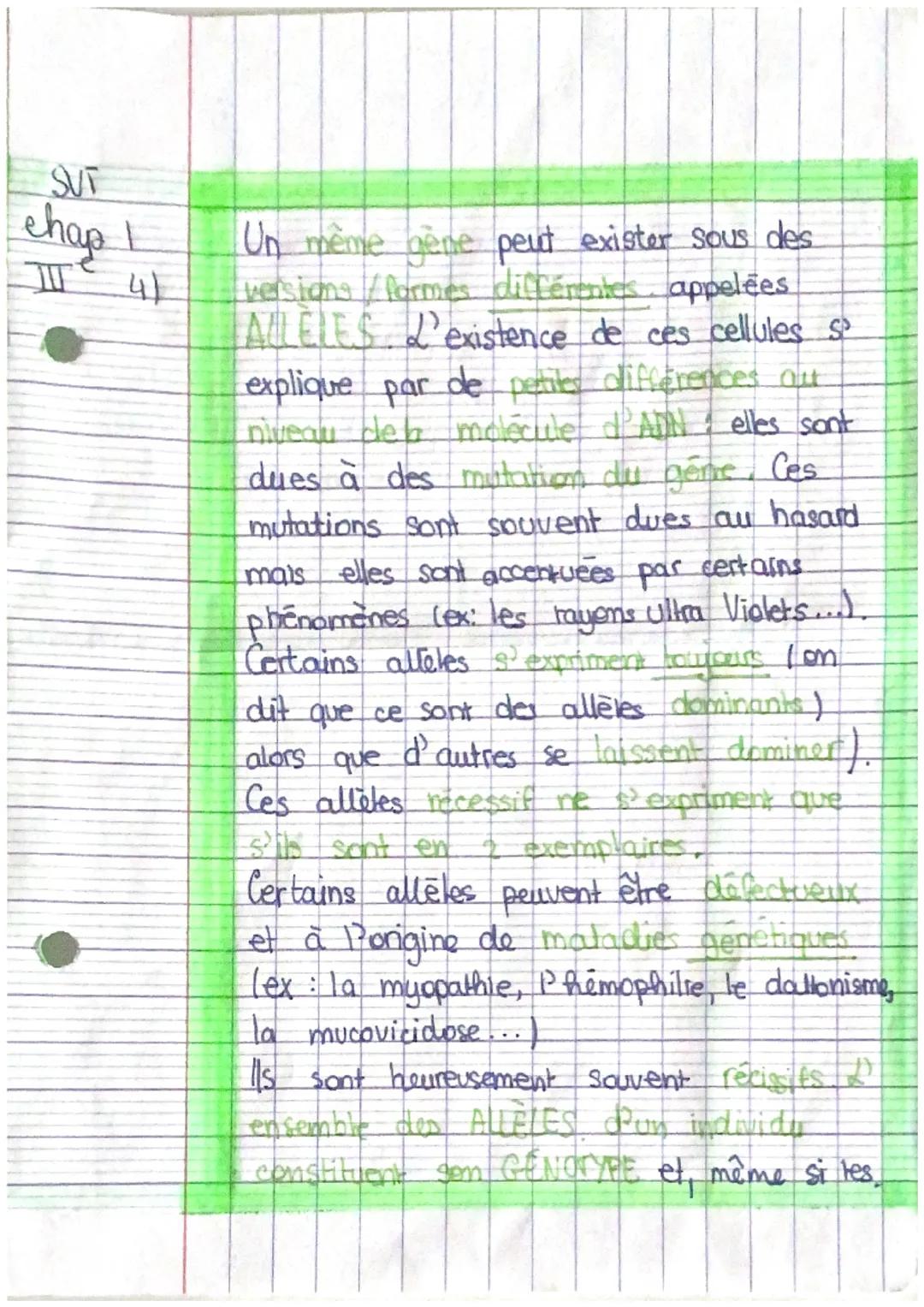SVT
chap 1
partie
4)
L'originie des caractères
spécifiques et des
variations individuelles
A-Tous pareilles
Tous les individus d'une même