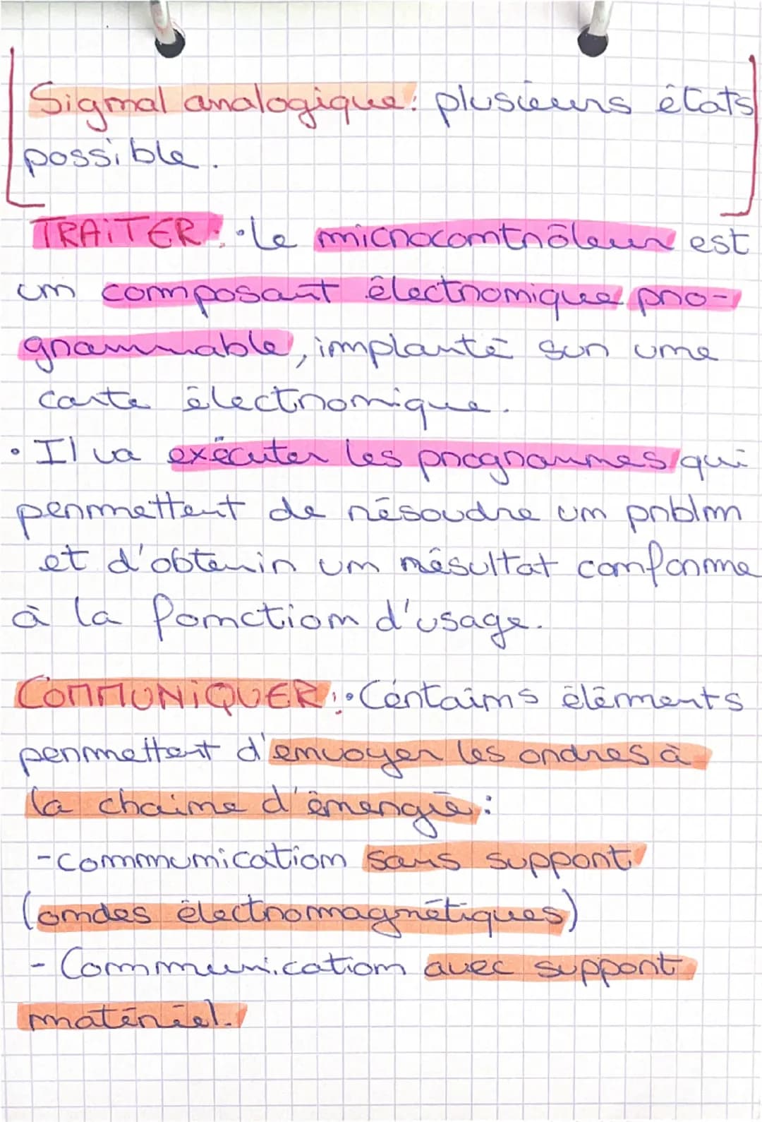 # TECHNOLOGIE pot. 1
CHAINE D'INFORMATION
Acquênin Traiter Communiquer
utilisateur
CHAINE D'ÉNERGIE
Alimenter Distribuer Comuentin
Tra