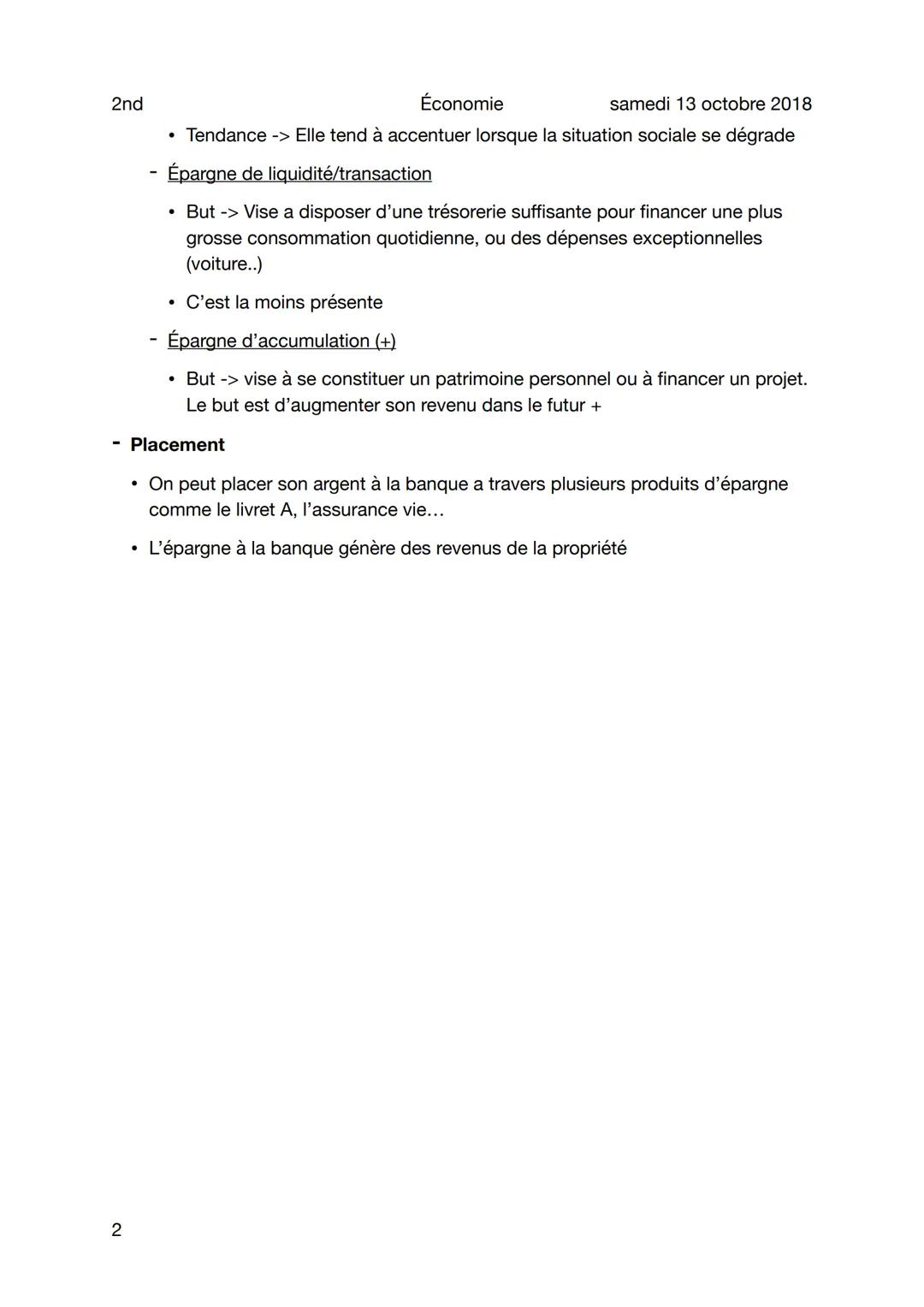 Économie
samedi 13 octobre 2018
Cours - Distinguer les usages du revenu disponible
2nd
Comment les ménagent utilisent-ils leur revenu dispon